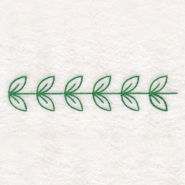 Serene Leaf Border (Vintage) - Image 3