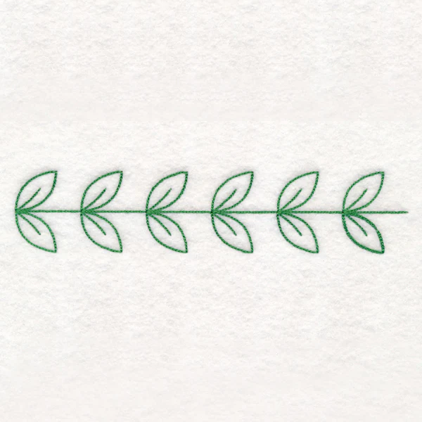 Serene Leaf Border (Vintage) - Image 6