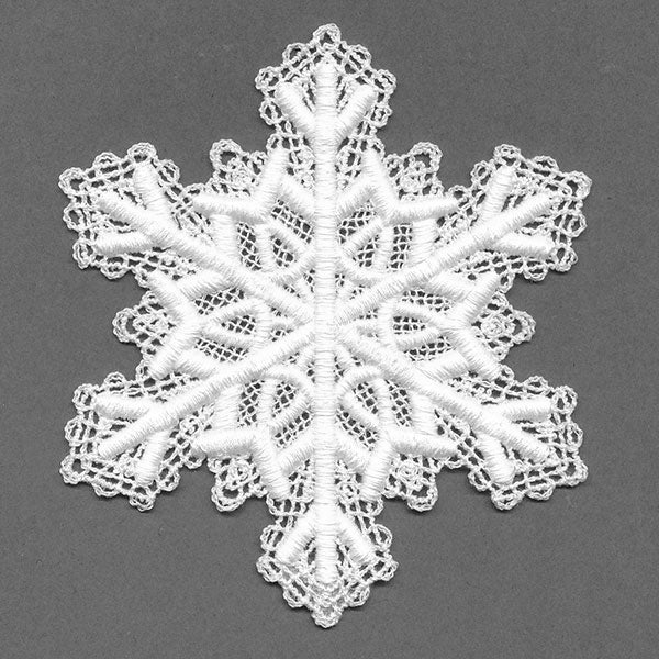 Serene Snowflake Lace Doily (Battenburg Lace) - Image 9