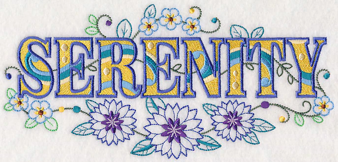 Serenity with Vintage Flower Fade - Image 2
