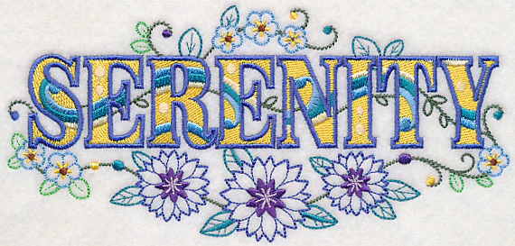 Serenity with Vintage Flower Fade - Image 3