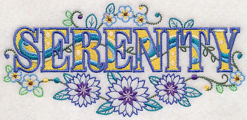 Serenity with Vintage Flower Fade - Image 4