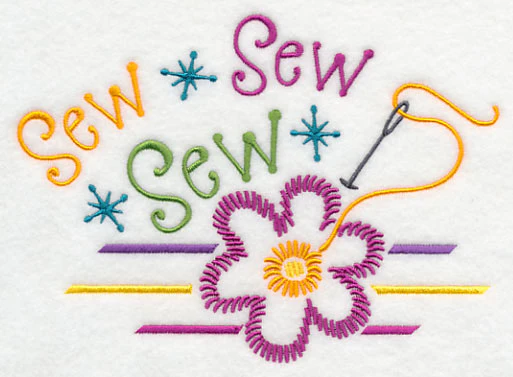 Sew Sew Sew with Flower - Image 3