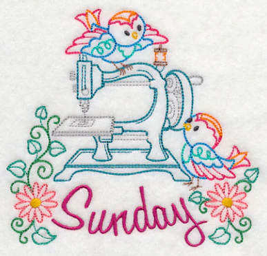 Sew Sweet Birdies on Sunday (Vintage) - Image 3
