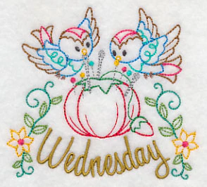 Sew Sweet Birdies on Wednesday (Vintage) - Image 2