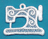 Sewing Machine Charm (Lace) - Image 3