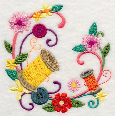 Sewing Notions Floral Wreath - Image 4
