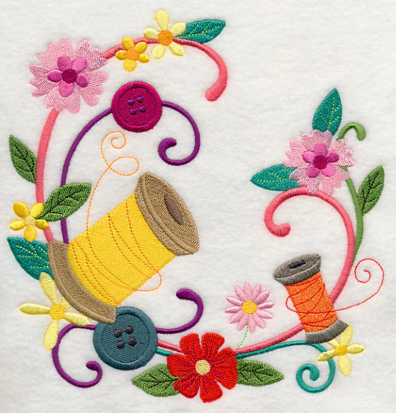 Sewing Notions Floral Wreath - Image 6