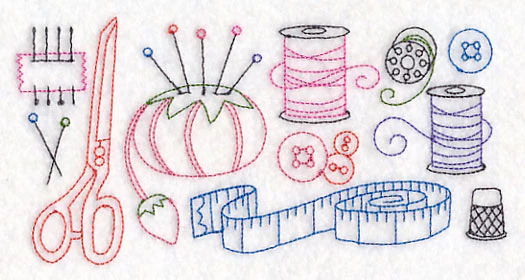 Sewing Quick Stitch Border (Vintage) - Image 4