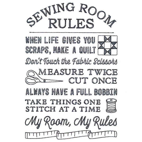 Sewing Room Rules - Image 2