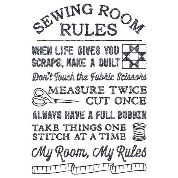 Sewing Room Rules - Image 3