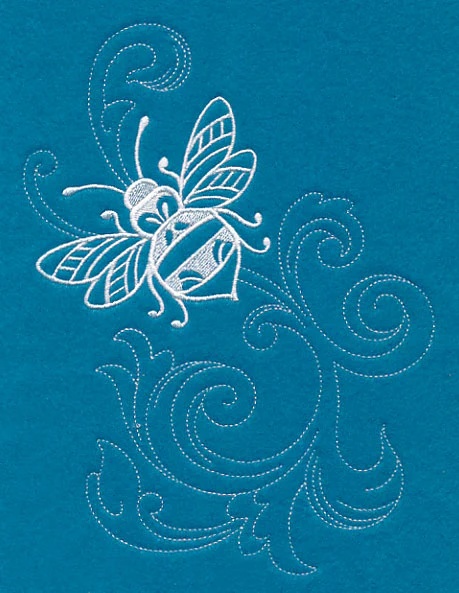 Shabby Chic Bee Spray (Whitework) - Image 2
