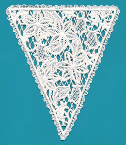Shabby Chic Bunting 2 (Battenburg Lace)