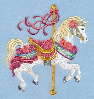 Shabby Chic Carousel Horse - Image 3
