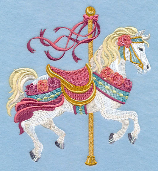 Shabby Chic Carousel Horse - Image 4