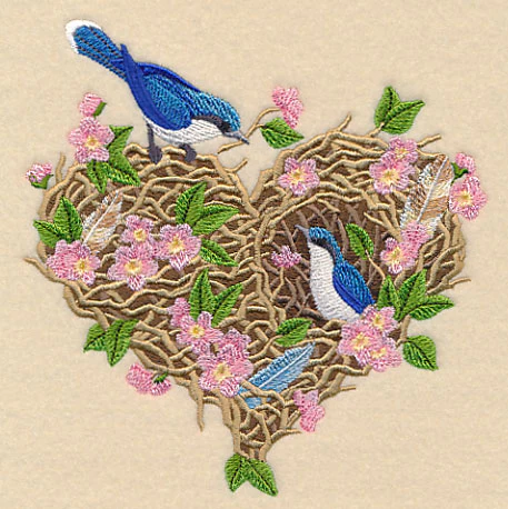 Shabby Chic Nest Heart - Image 3