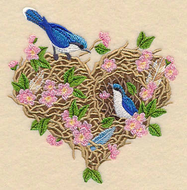 Shabby Chic Nest Heart - Image 4