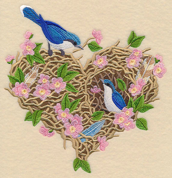 Shabby Chic Nest Heart - Image 5