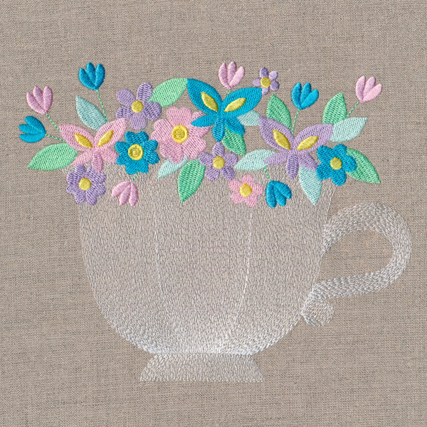 Shabby Chic Teacup - Image 2
