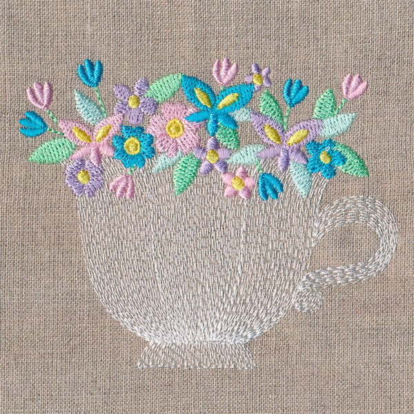 Shabby Chic Teacup - Image 4