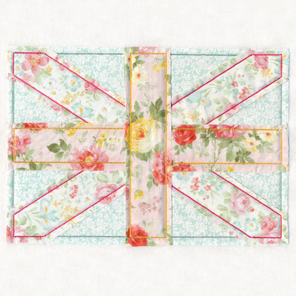 Shabby Chic Union Jack (Crafty Cut Applique)
