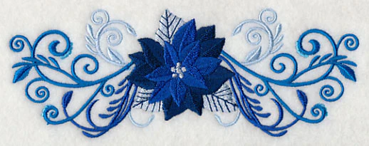 Shades of Blue Poinsettia - Image 4