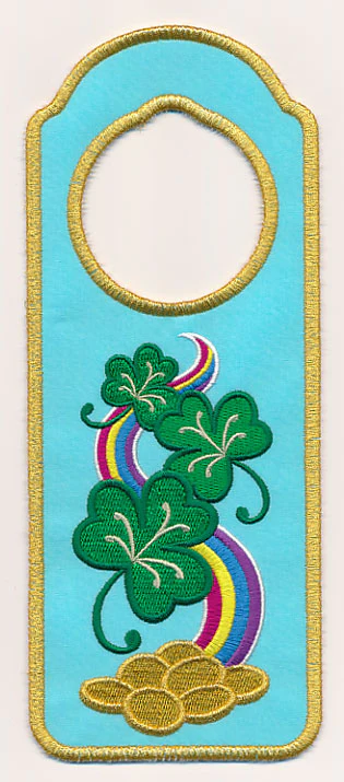 Shamrockin' Rainbow Door Hanger (In-the-Hoop) - Image 3