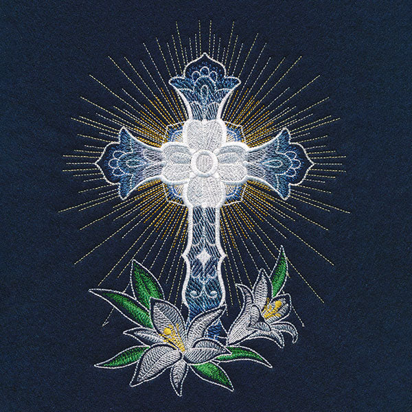 Sheer Delights Cross & Lilies - Image 7