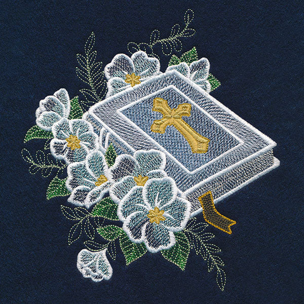 Sheer Delights Lenten Roses & Bible - Image 4