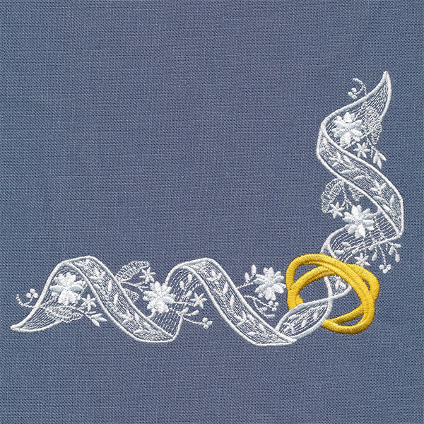 Sheer Ribbons & Rings Corner - Image 2