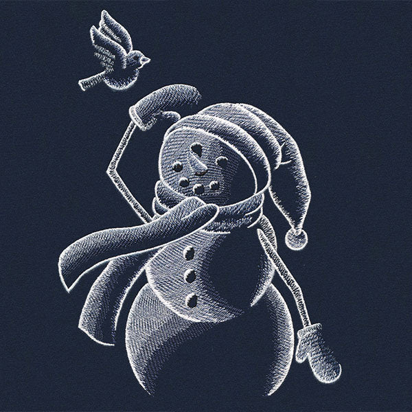 Sheer Winter Wonder Snowman - Image 4