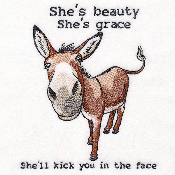 She'll Kick You in the Face Donkey - Image 2