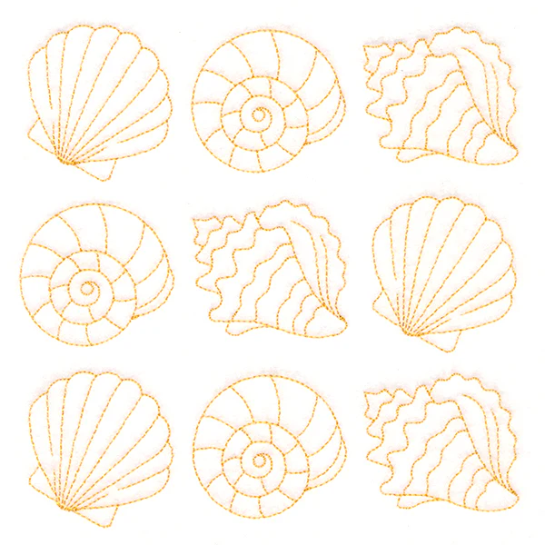 Shells in Paradise Quilting (Double Run) - Image 3