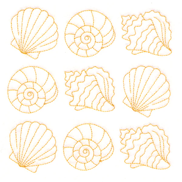 Shells in Paradise Quilting (Double Run) - Image 4