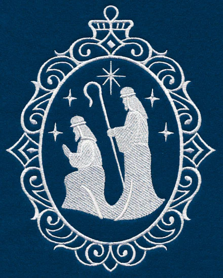 Shepherds Cameo (Whitework) - Image 2