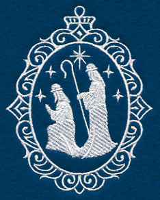 Shepherds Cameo (Whitework) - Image 4
