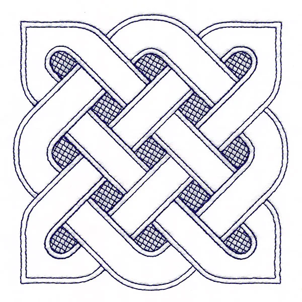 Shield Celtic Knotwork Square (Trapunto) - Image 7
