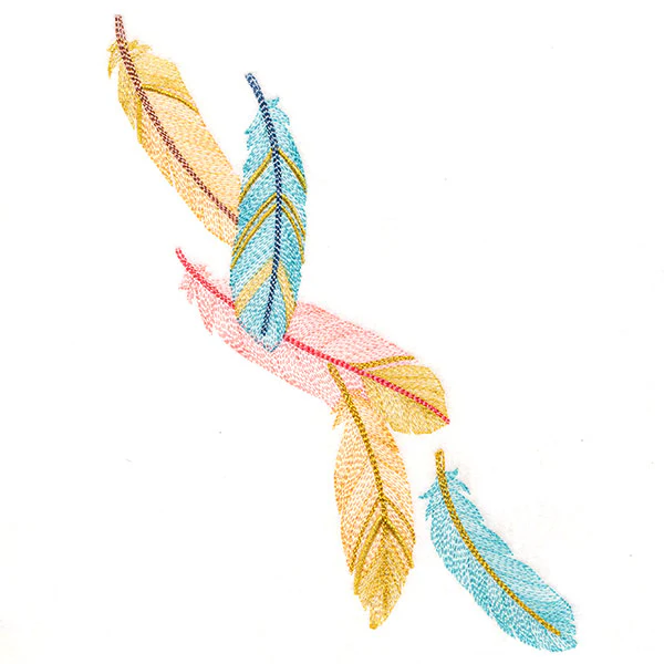 Shimmering Feathers Cascade - Image 9