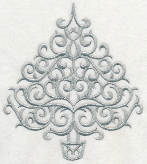 Shimmering Filigree Christmas Tree