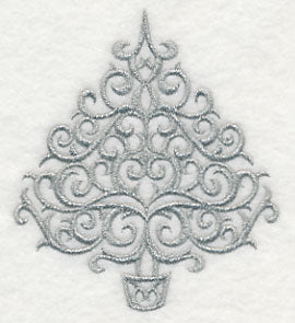 Shimmering Filigree Christmas Tree - Image 4