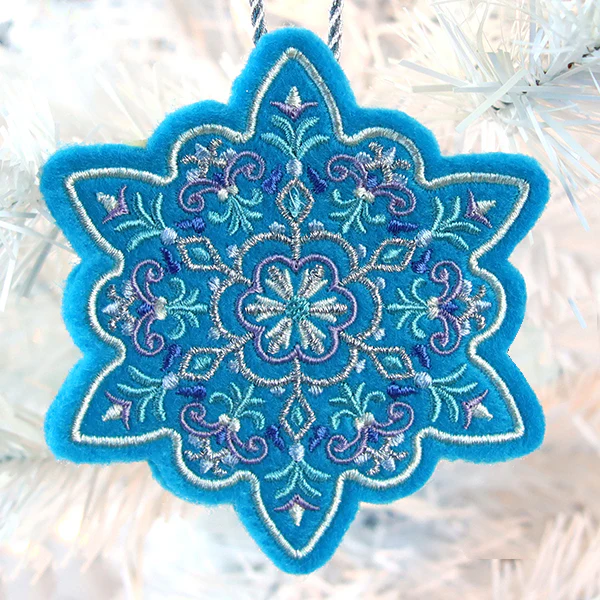 Shimmering Snowflake (In-the-Hoop) - Image 5
