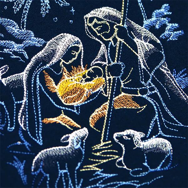 Shining Holy Family Scene - Image 6
