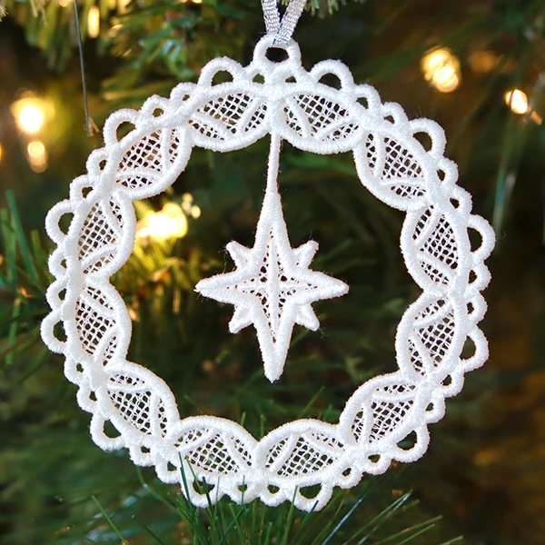 Shining Star Ornament (Lace) - Image 3