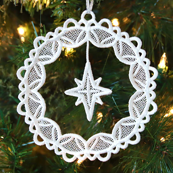 Shining Star Ornament (Lace) - Image 4