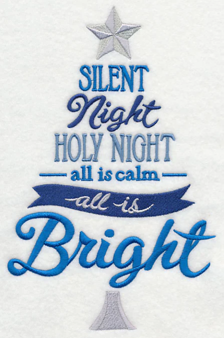 Silent Night Holy Night Christmas Tree - Image 4