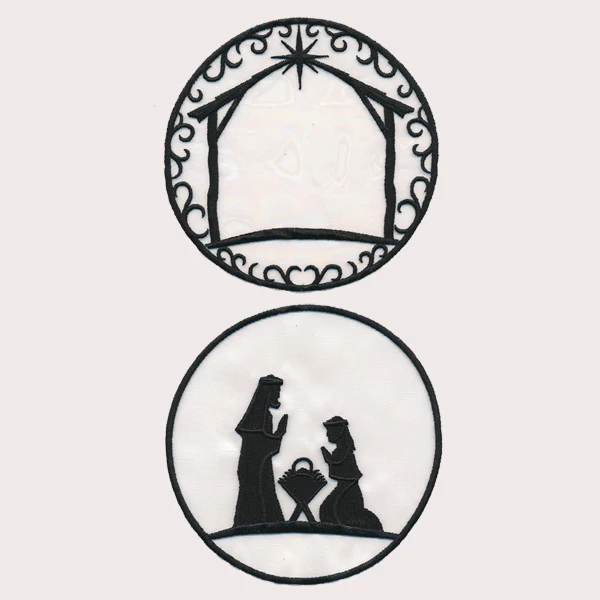 Silent Night Shadowbox (Organza) - Image 2