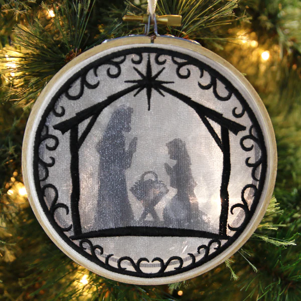 Silent Night Shadowbox (Organza) - Image 5