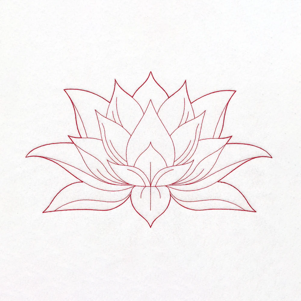 Simple Lotus (Quilting) - Image 2