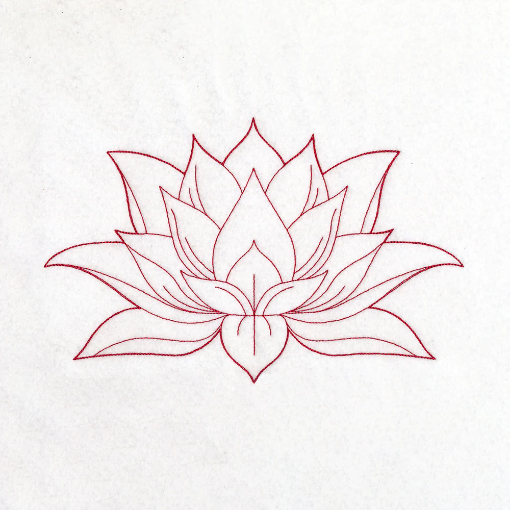 Simple Lotus (Quilting) - Image 3