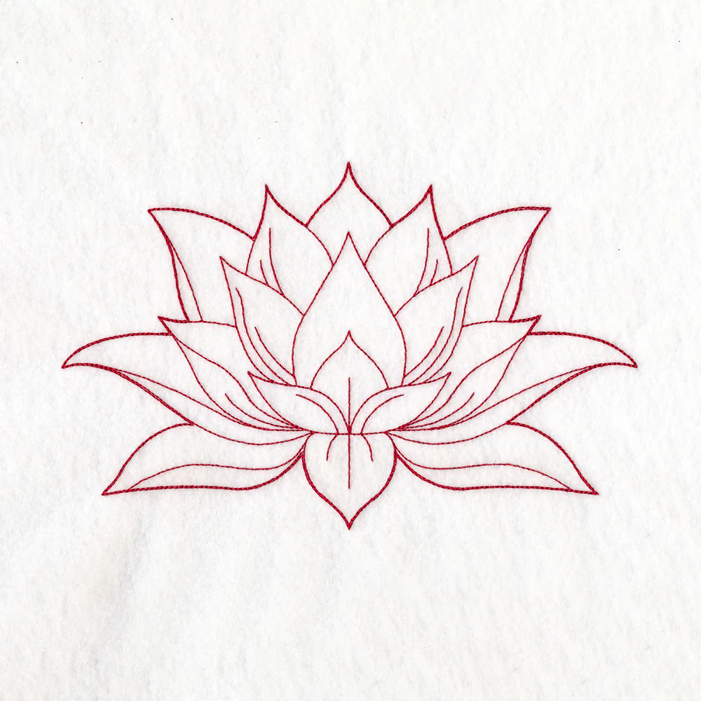 Simple Lotus (Quilting) - Image 4
